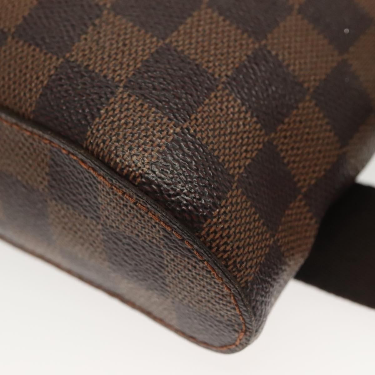 Louis Vuitton Geronimos Waist Bag Damier Brown Canvas Clutche & Pouche Bag