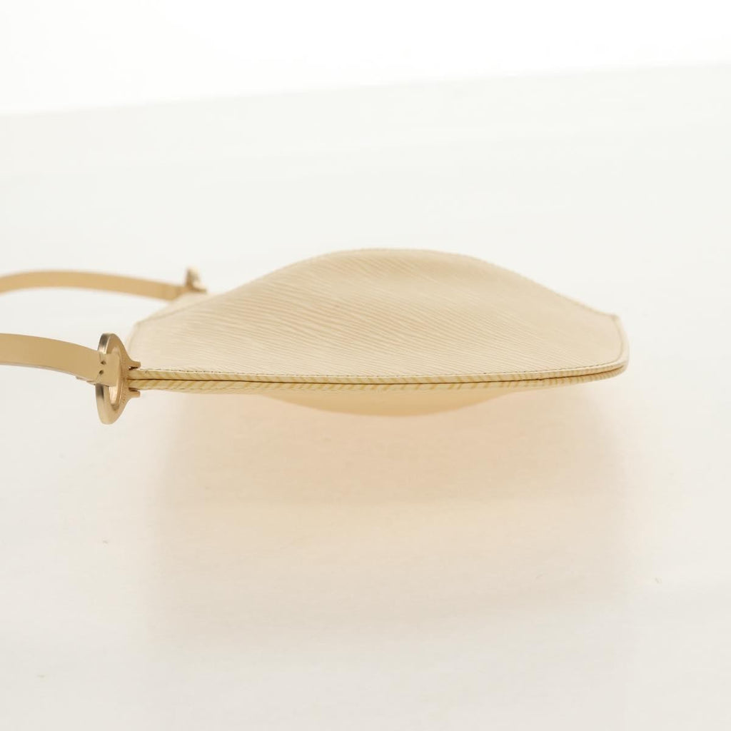 Louis Vuitton Demi Lune Pochette Epi Leather Beige Leather Clutche & Pouche Bag