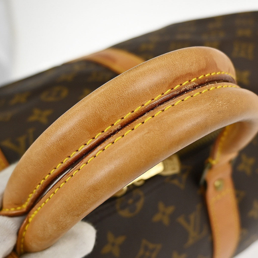 Louis Vuitton Keepall Bag Monogram Canvas Brown Canvas Travel Bag