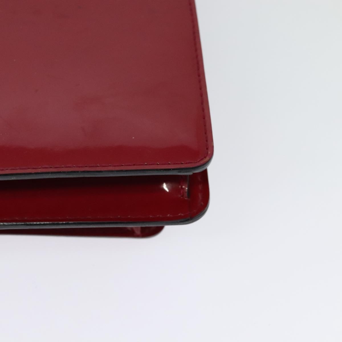 Louis Vuitton Monceau Handbag Vernis Burgundy Patent_Leather Bag