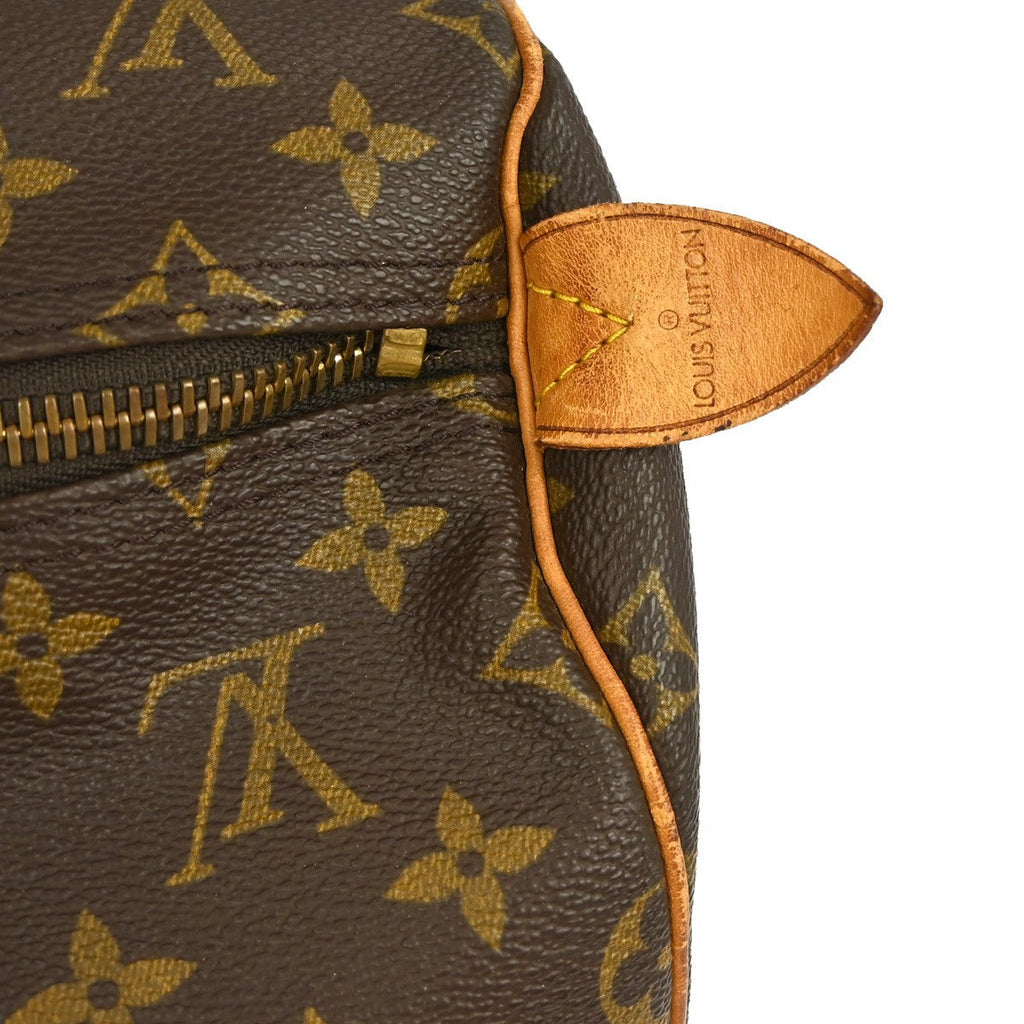 Louis Vuitton Keepall Bag Monogram Canvas Brown Canvas Travel Bag