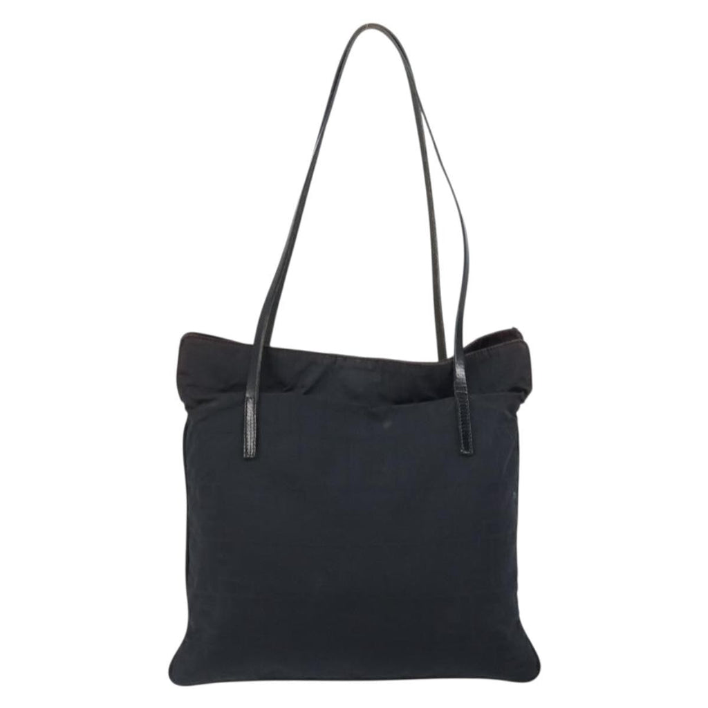 Fendi Zucca Tote Bag Canvas Black Canvas Tote Bag Bag