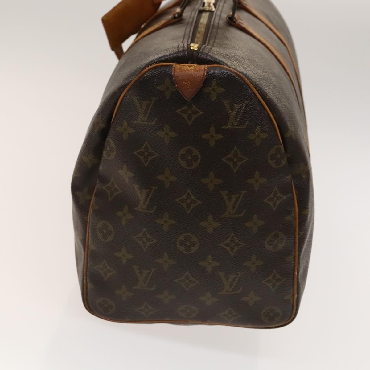 Louis Vuitton Keepall Bag Monogram Canvas Brown Canvas Travel Bag