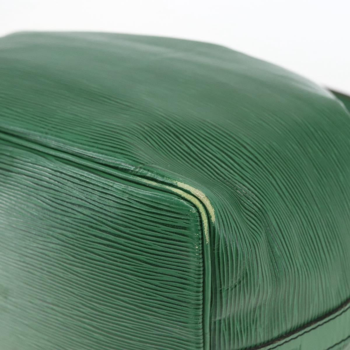Louis Vuitton Petit Noe Handbag Epi Leather Green Leather Shoulder Bag