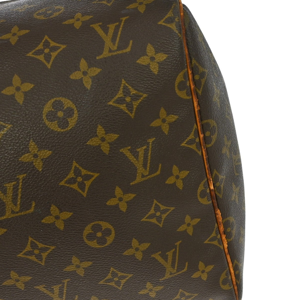 Louis Vuitton Keepall Bag Monogram Canvas Brown Canvas Travel Bag