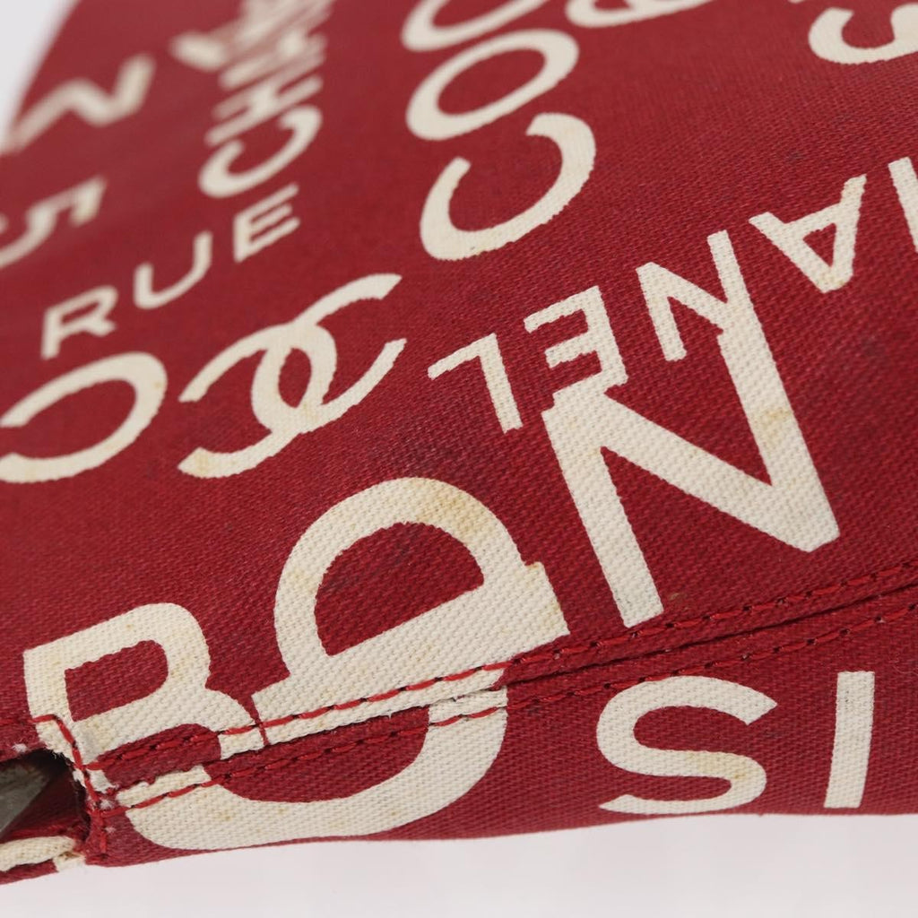 Chanel 31 Rue Cambon Clutch Canvas Red Canvas Clutche & Pouche Bag