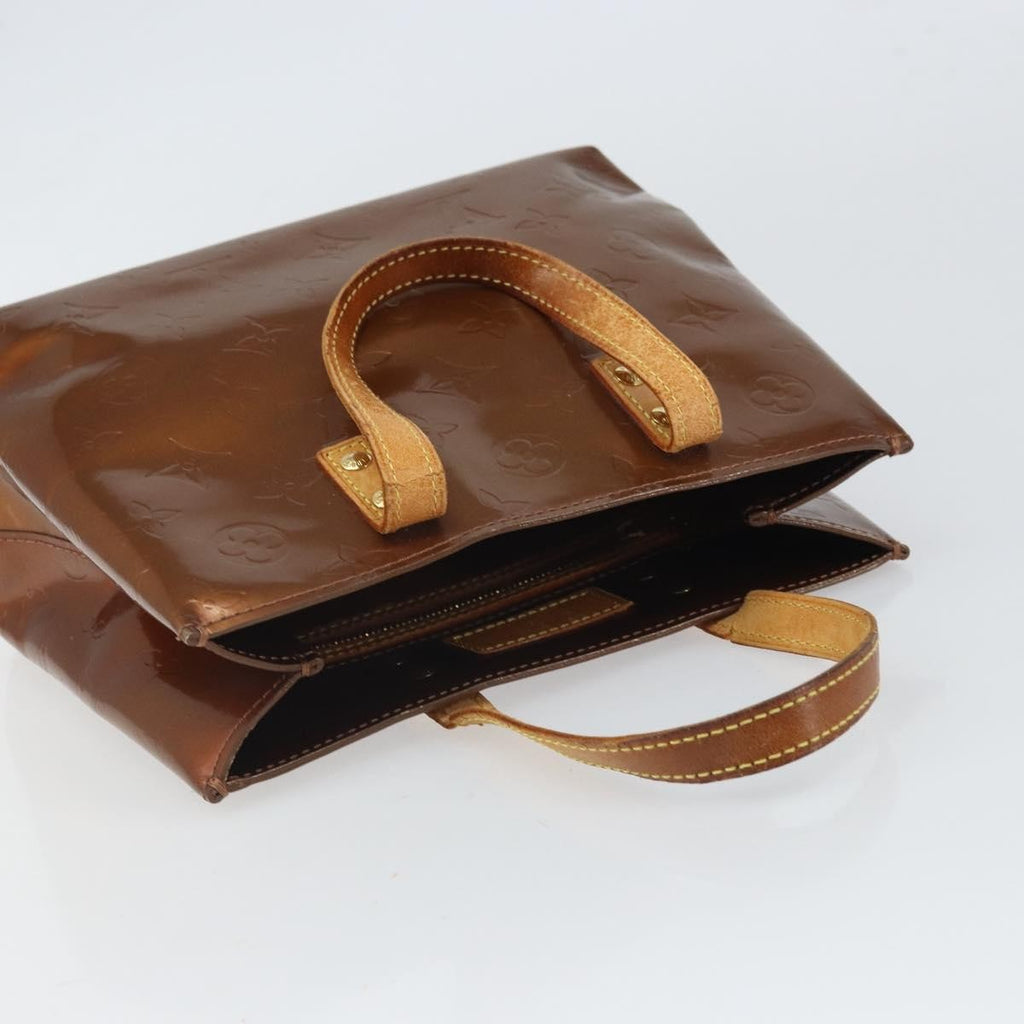 Louis Vuitton Reade Handbag Monogram Vernis Brown Patent_Leather Handbag