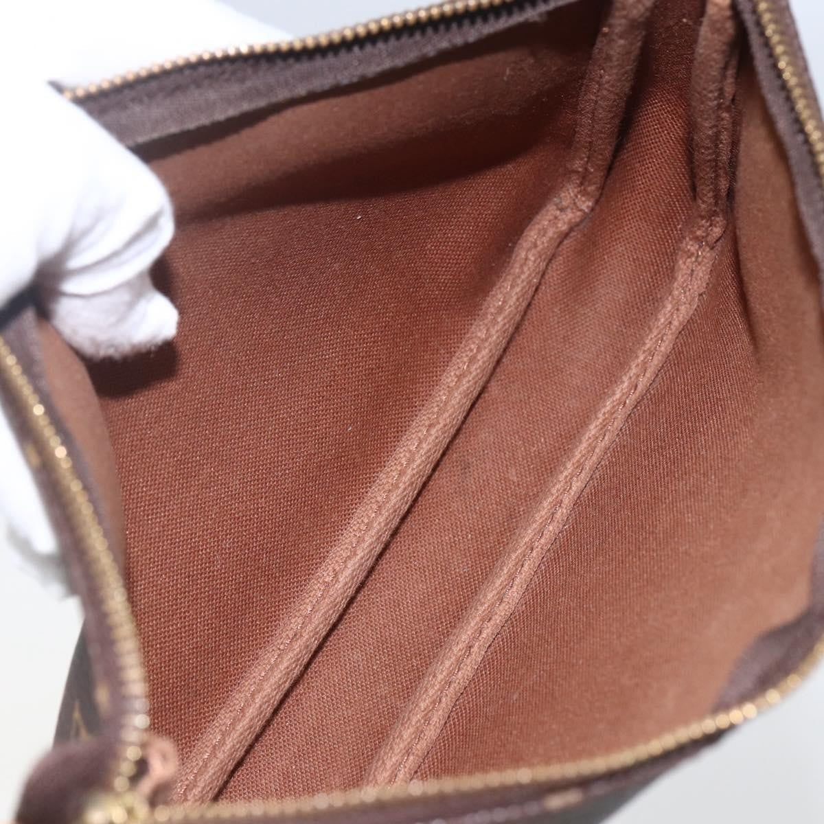 Louis Vuitton Pochette Accessoires Nm Monogram Canvas Brown Canvas Clutche & Pouche Bag