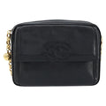 Chanel Vintage Front Pocket Cc Camera Bag Caviar Black Leather Shoulder Bag Bag