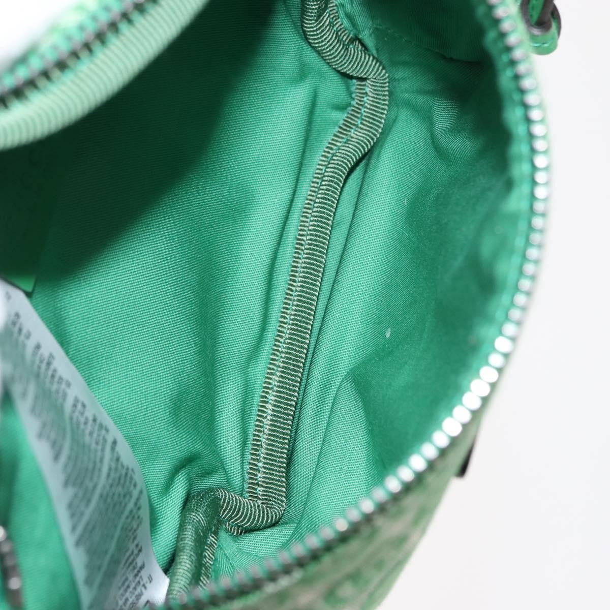 Gucci Waist Pouch Belt Bag Gg Canvas Green Canvas Clutche & Pouche Bag (Pre-Owned)