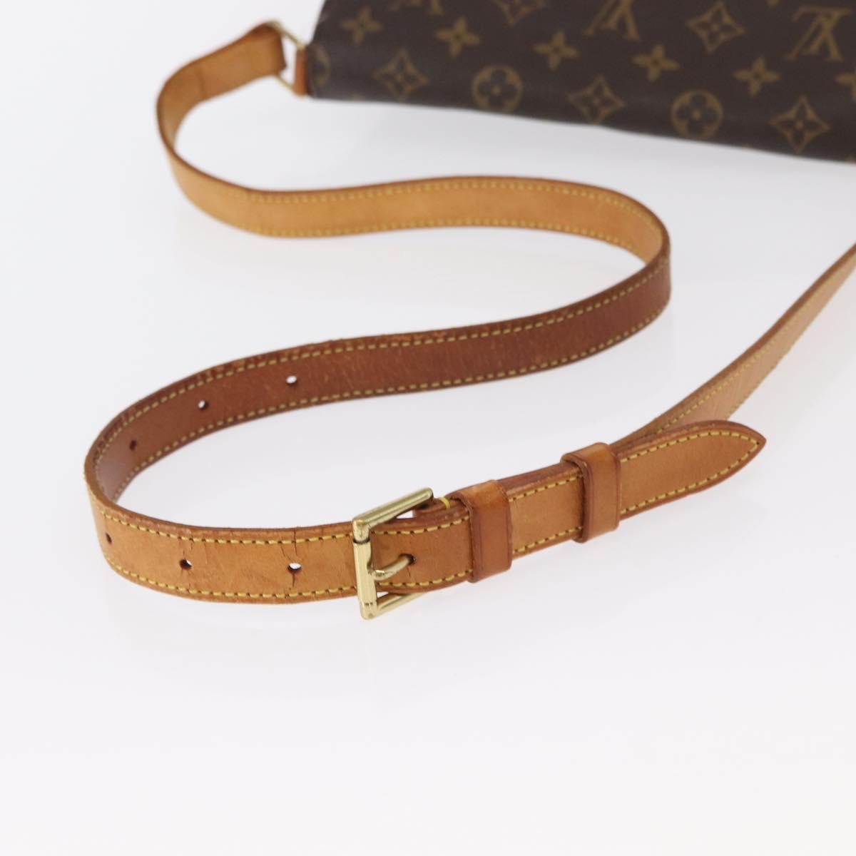 Louis Vuitton Musette Salsa Handbag Monogram Canvas Brown Canvas Shoulder Bag