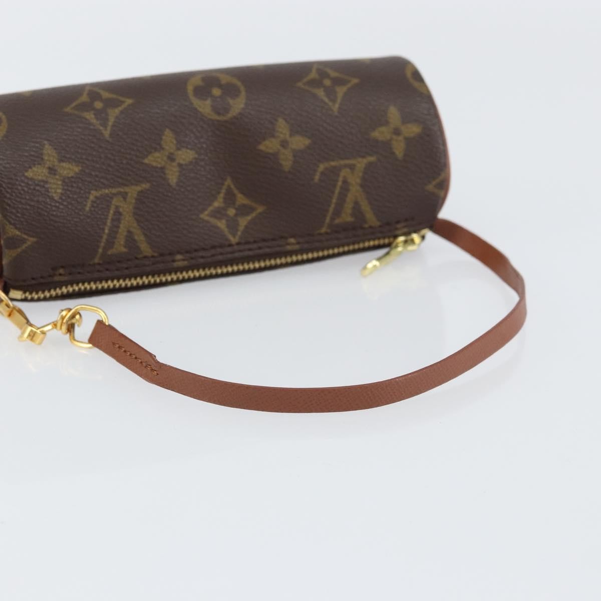 Louis Vuitton Papillon Pochette Monogram Canvas Brown Canvas Clutche & Pouche Bag