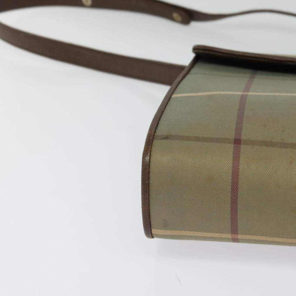 Burberry Nova Check Shoulder Bag Canvas And Leather Beige Canvas Shoulder Bag