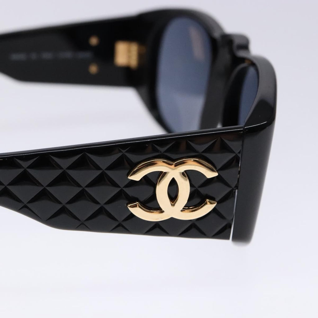 Chanel Logo Cc Sunglasses Plastic Black Plastic Sunglasse Accessory