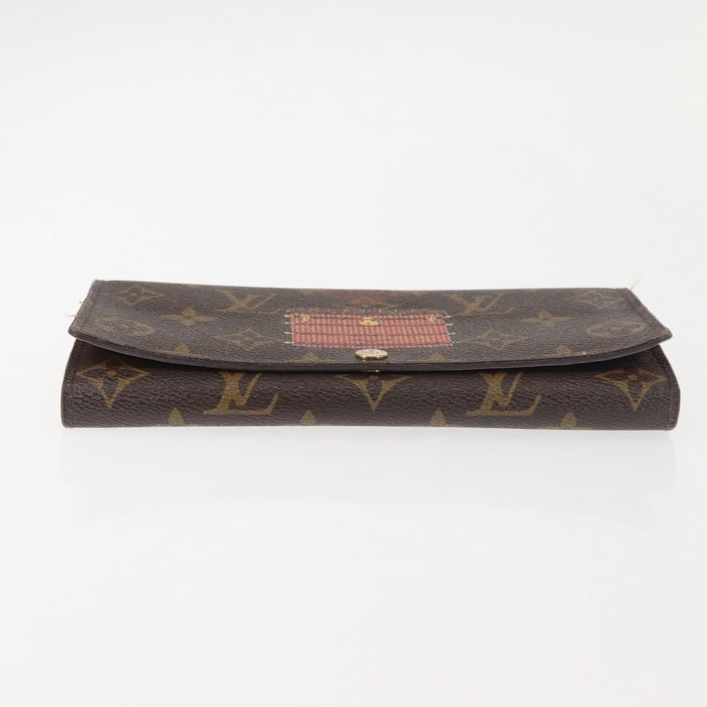 Louis Vuitton Vintage Sarah Wallet Monogram Canvas Brown Canvas Wallets Accessory