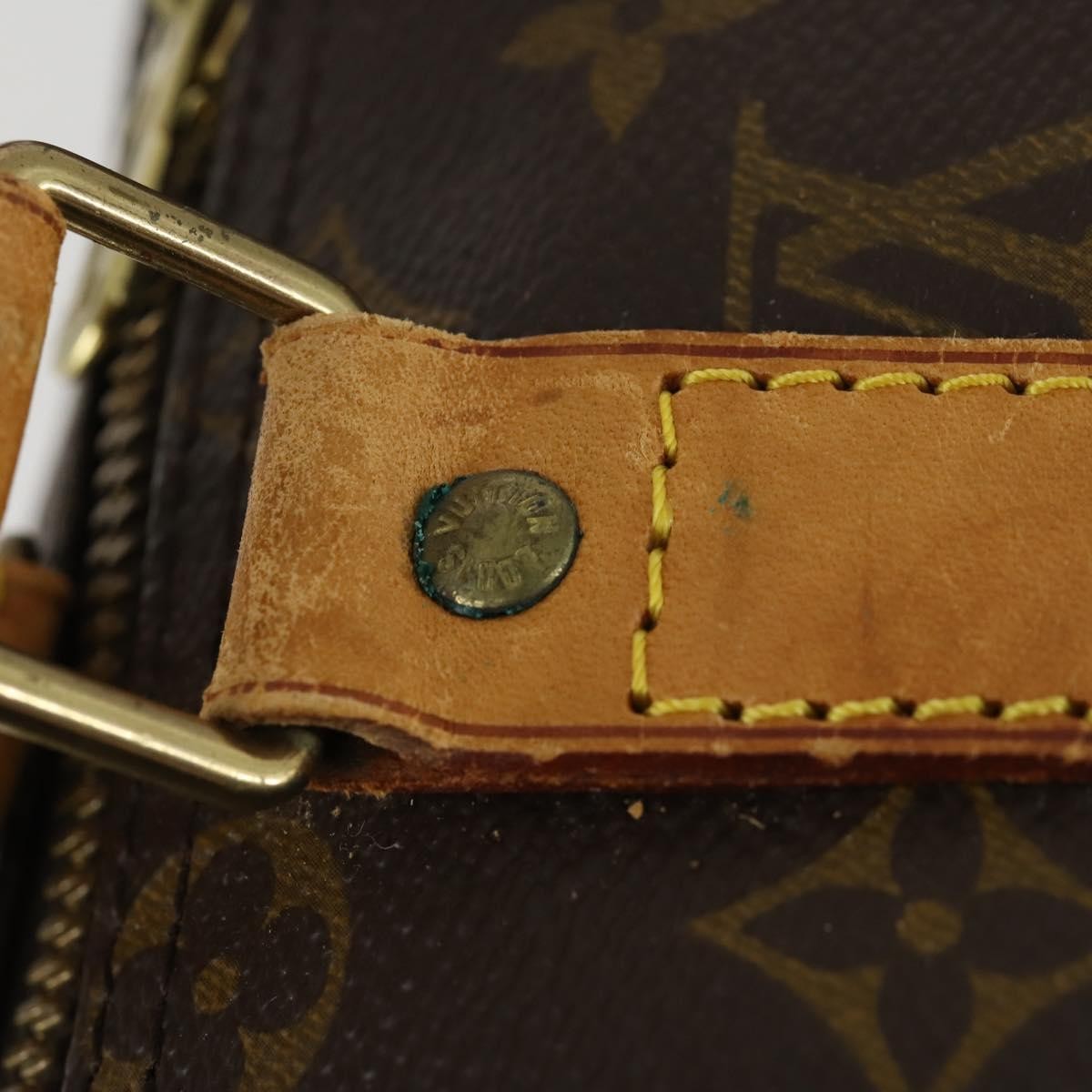 Louis Vuitton Keepall Bag Monogram Canvas Brown Canvas Travel Bag