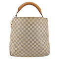 Louis Vuitton Soffi Handbag Damier Beige Canvas Handbag