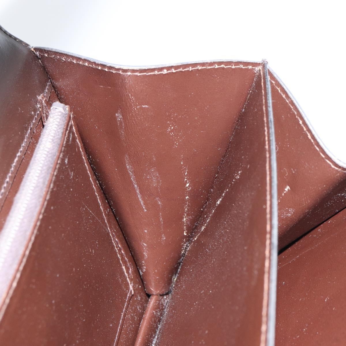 Gucci Vintage Shoulder Bag Leather Brown Leather Shoulder Bag Bag (Pre-Owned)