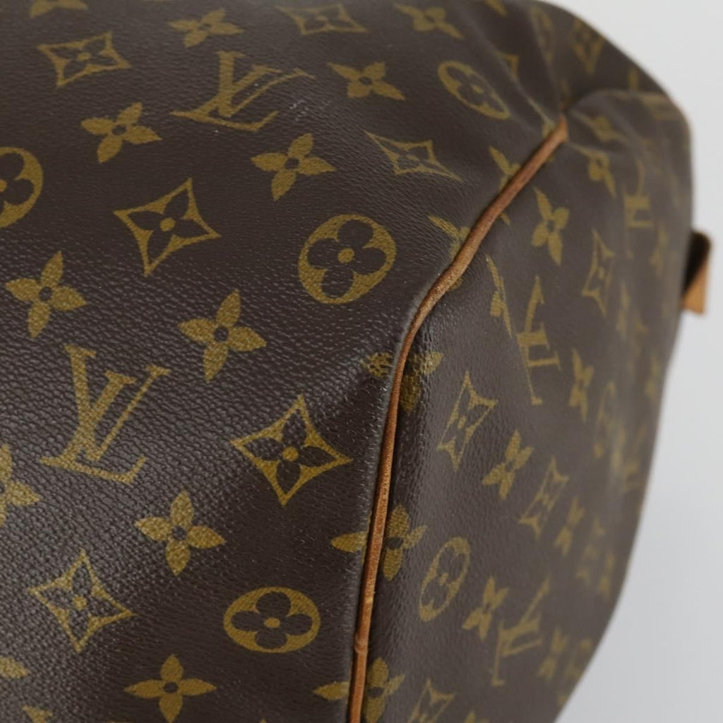 Louis Vuitton Keepall Bag Monogram Canvas Brown Canvas Travel Bag