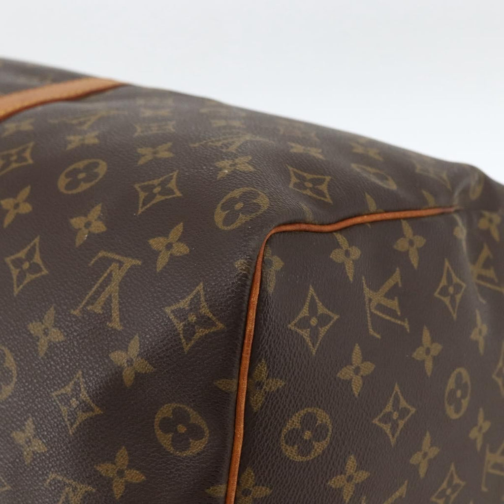 Louis Vuitton Keepall Bag Monogram Canvas Brown Canvas Travel Bag