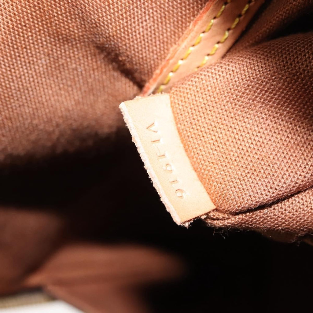 Louis Vuitton Alma Handbag Monogram Canvas Brown Canvas Handbag