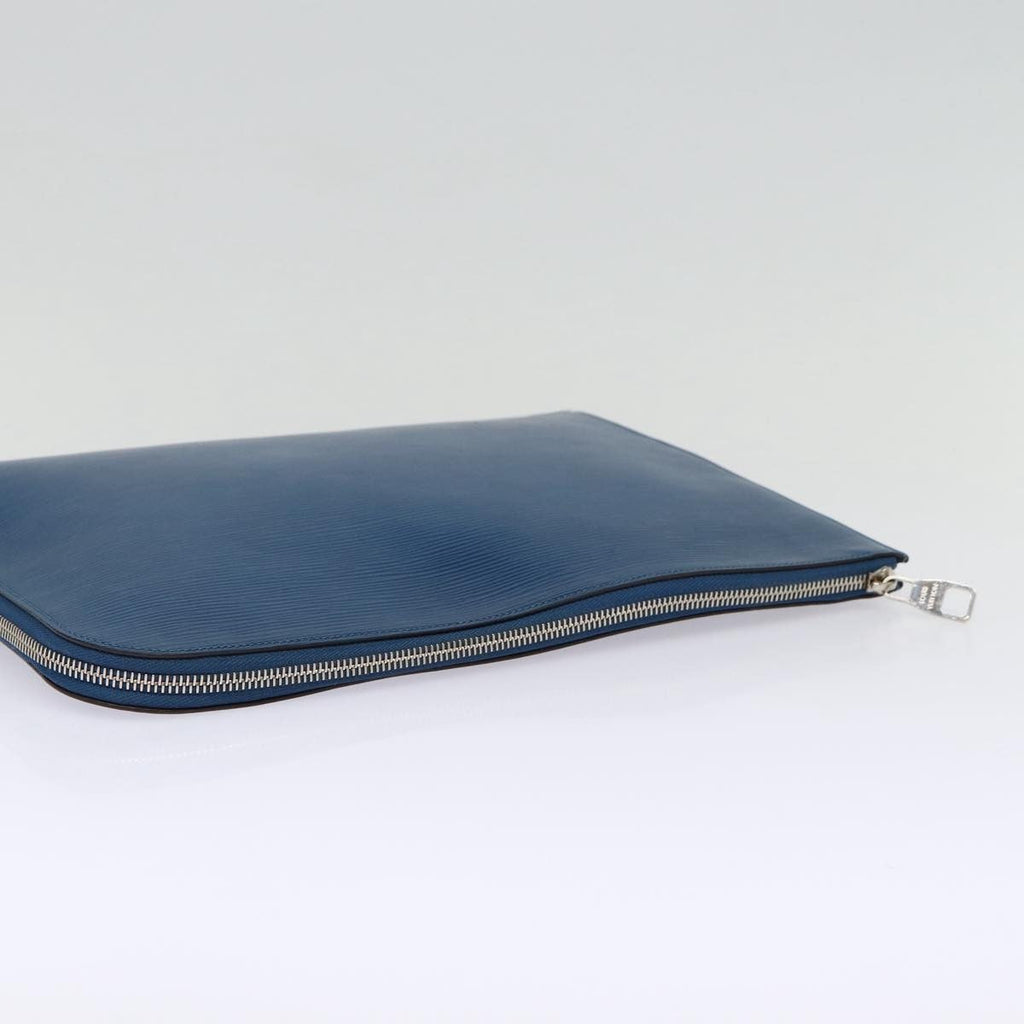 Louis Vuitton Pochette Jour Epi Leather Blue Leather Clutche & Pouche Bag