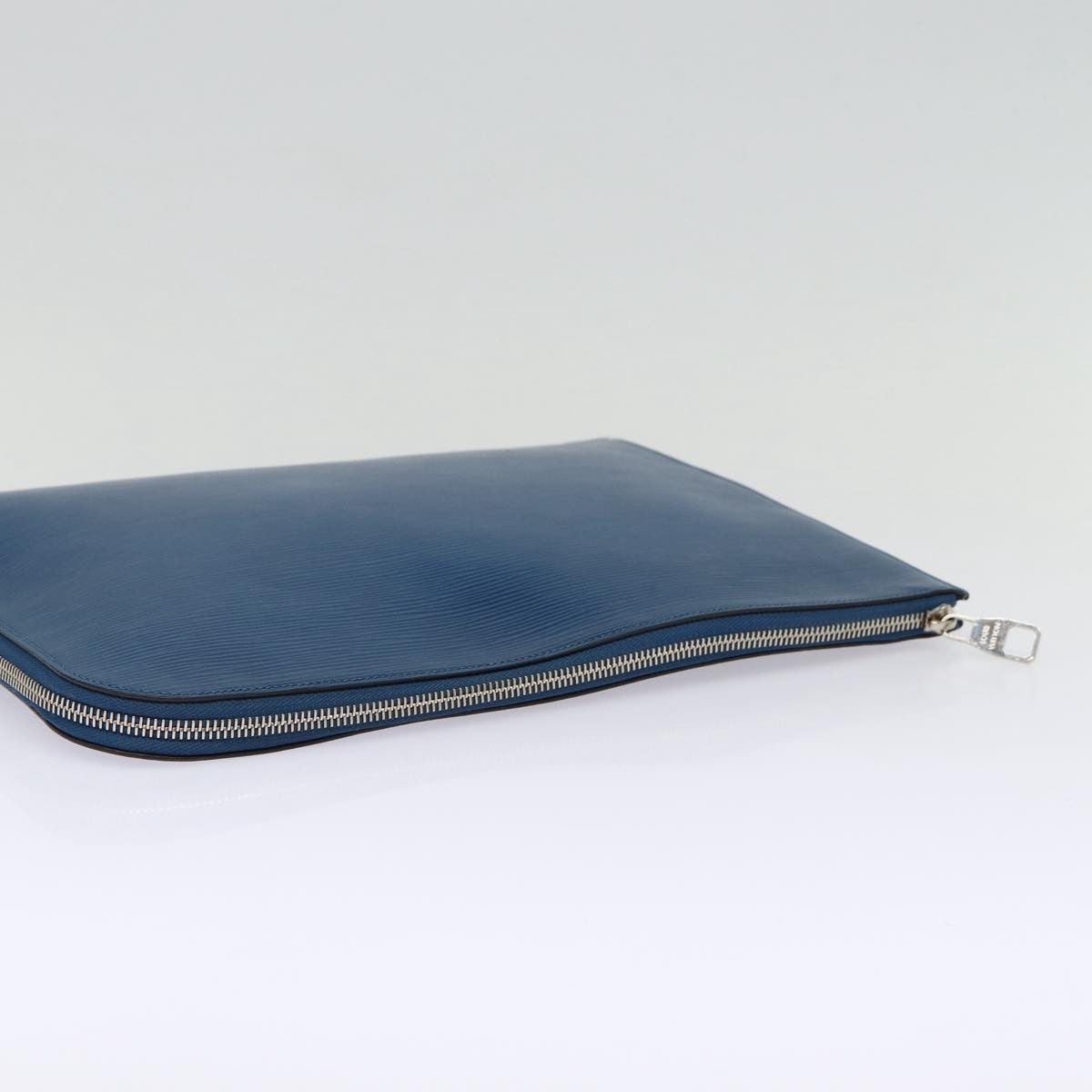 Louis Vuitton Pochette Jour Epi Leather Blue Leather Clutche & Pouche Bag