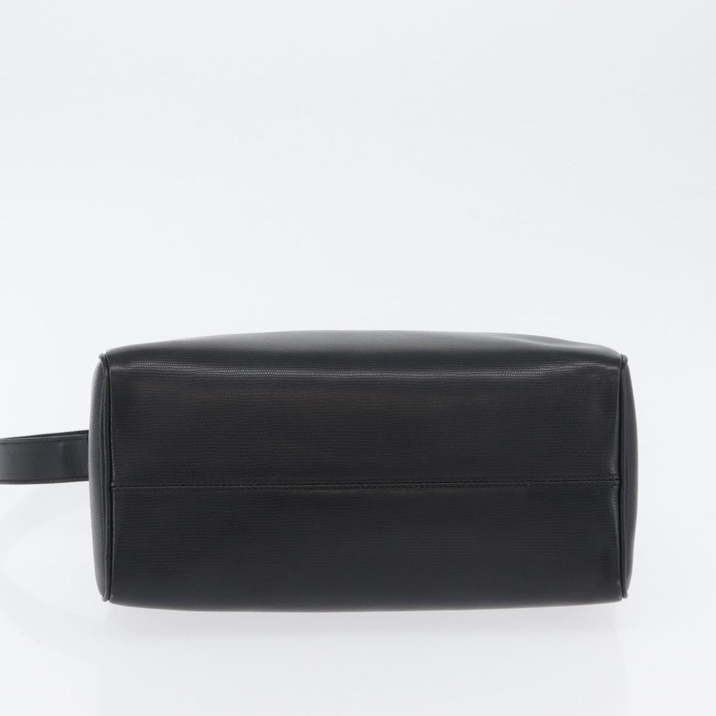 Celine Circle Logo Shoulder Bag Leather Black Leather Shoulder Bag Bag