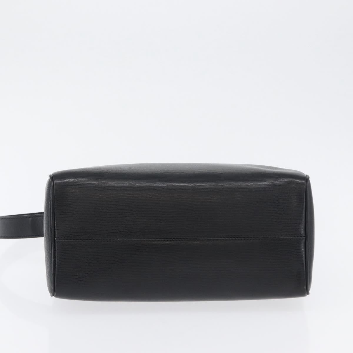 Celine Circle Logo Shoulder Bag Leather Black Leather Shoulder Bag Bag