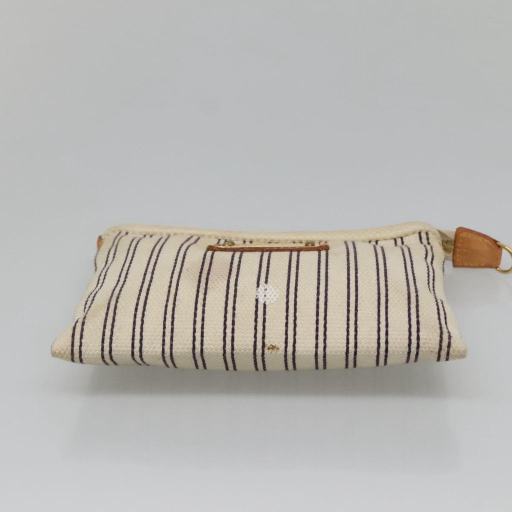 Louis Vuitton Antigua Pouch Canvas White Canvas Bag
