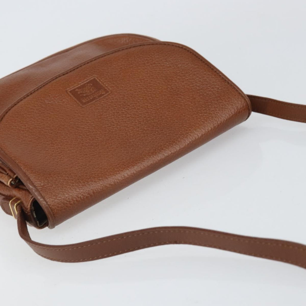 Burberry Vintage Shoulder Bag Leather Brown Leather Shoulder Bag