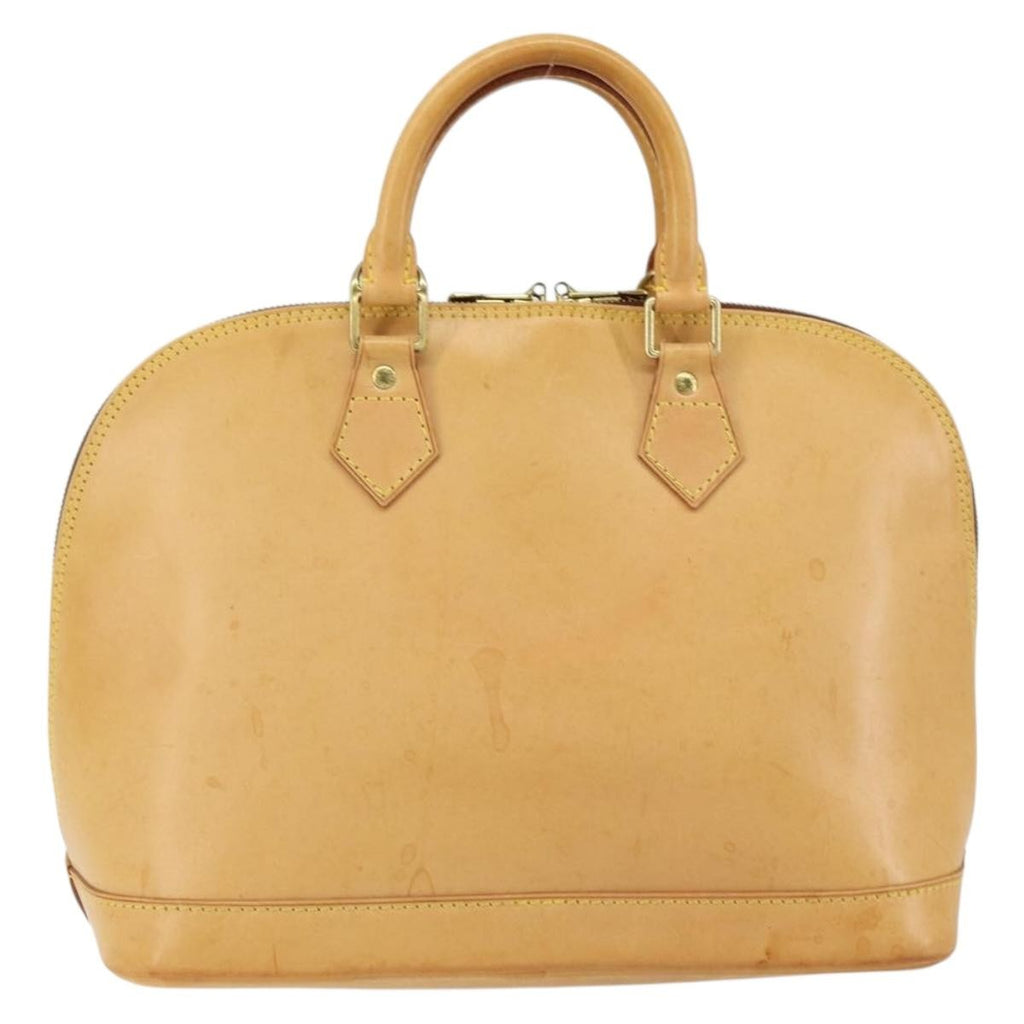 Louis Vuitton Alma Handbag Nomade Leather Beige Leather Handbag
