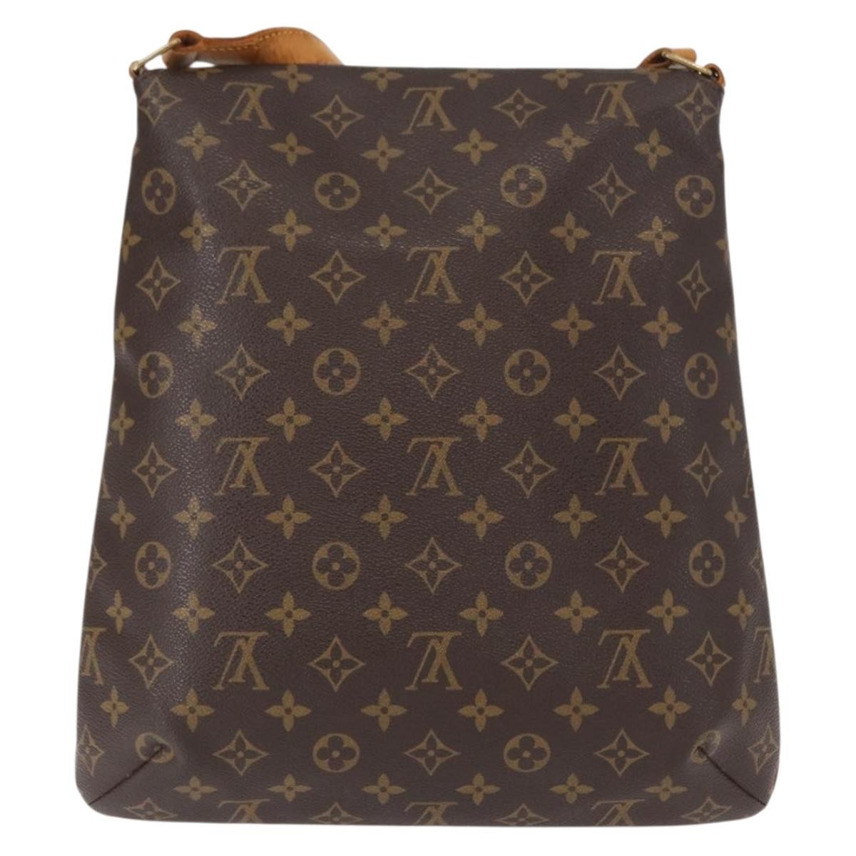 Louis Vuitton Musette Salsa Handbag Monogram Canvas Brown Canvas Shoulder Bag