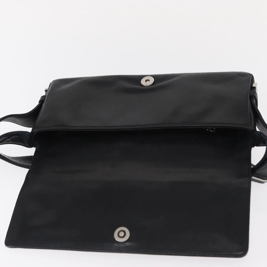 Chanel Vintage Shoulder Bag Leather Black Leather Shoulder Bag Bag