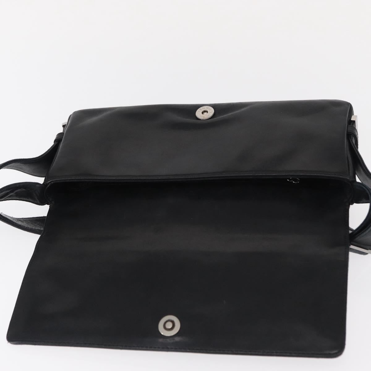 Chanel Vintage Shoulder Bag Leather Black Leather Shoulder Bag Bag