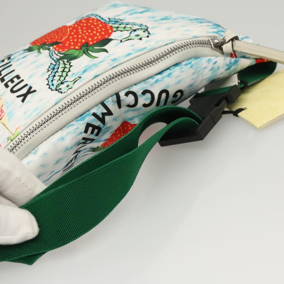 Gucci Merveilleux Belt Bag Printed Nylon White Nylon Bag (Pre-Owned)