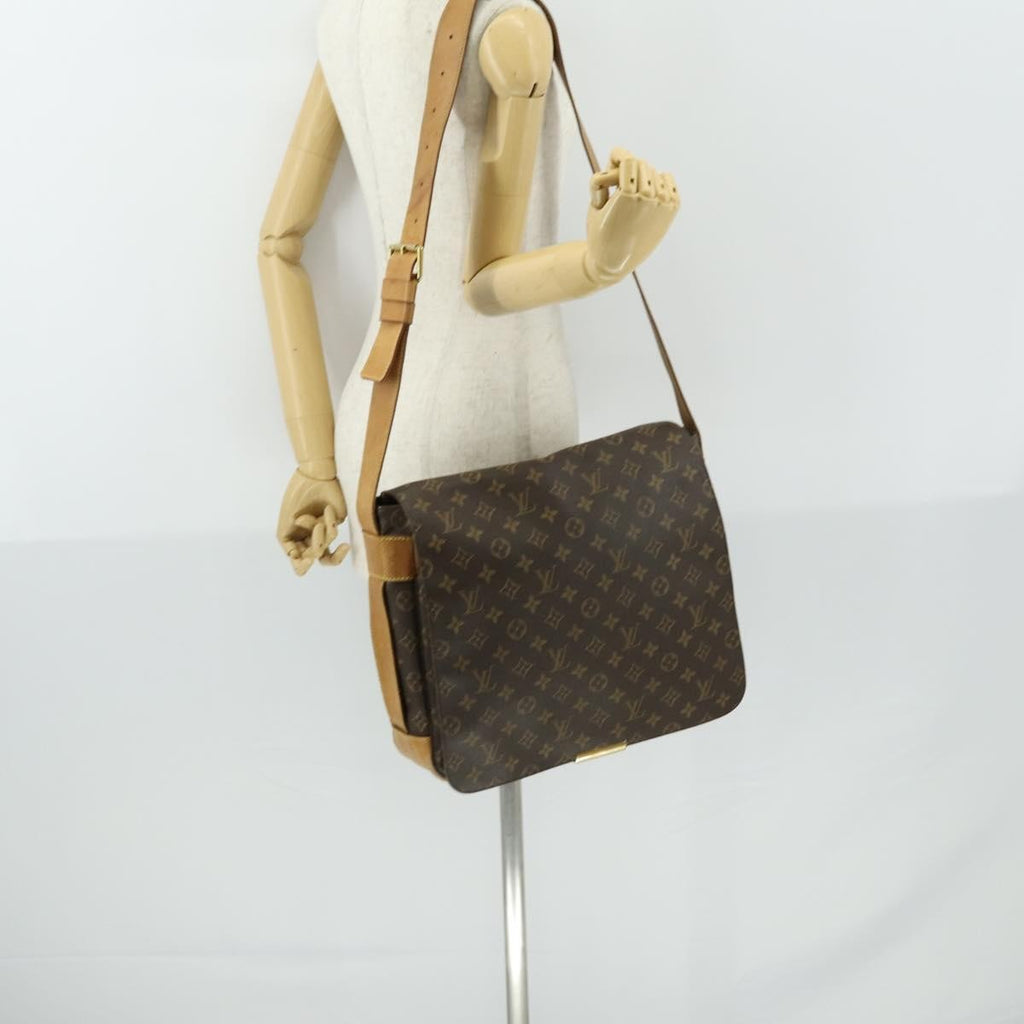 Louis Vuitton Abbesses Messenger Bag Monogram Canvas Brown Canvas Shoulder Bag
