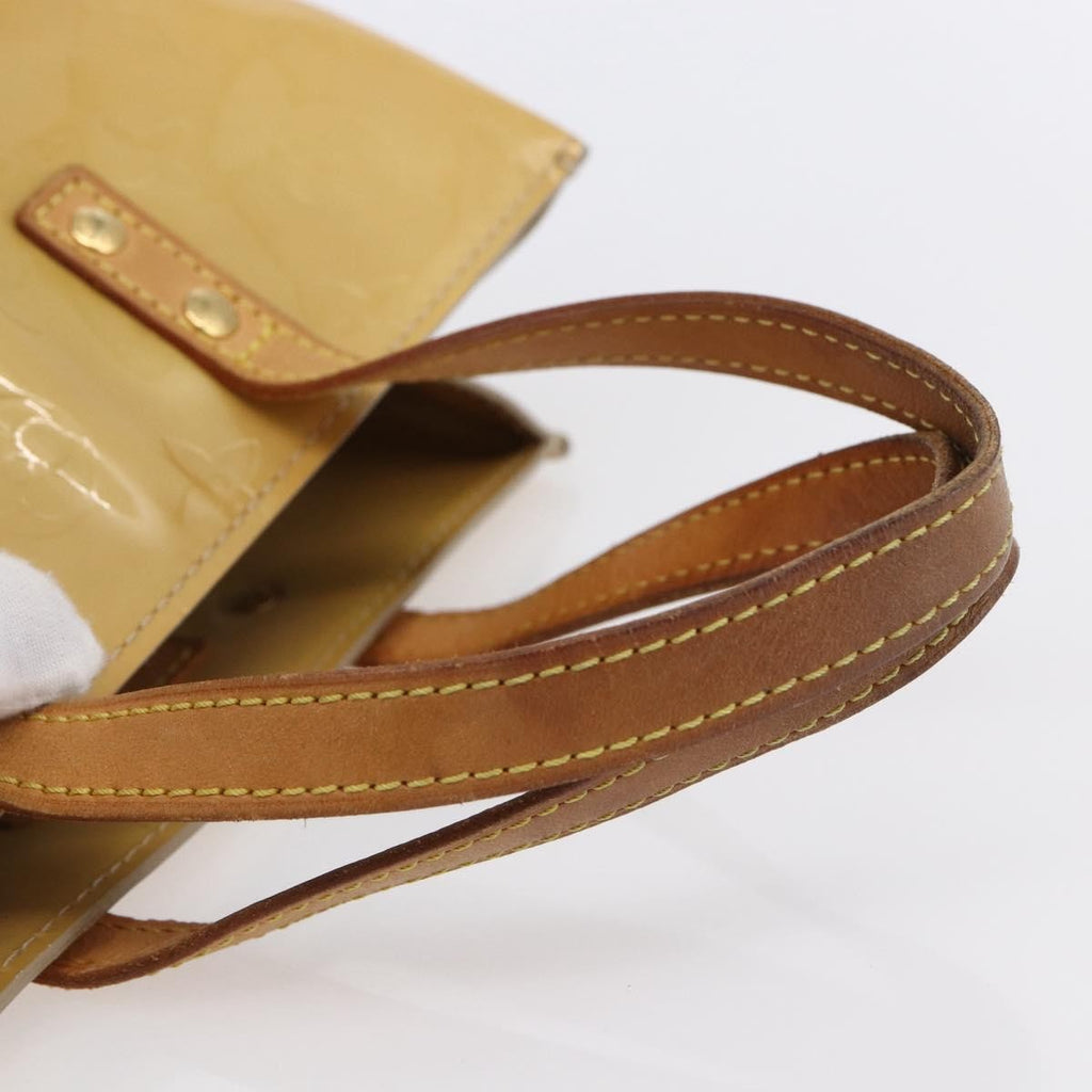 Louis Vuitton Reade Handbag Monogram Vernis Beige Patent_Leather Handbag