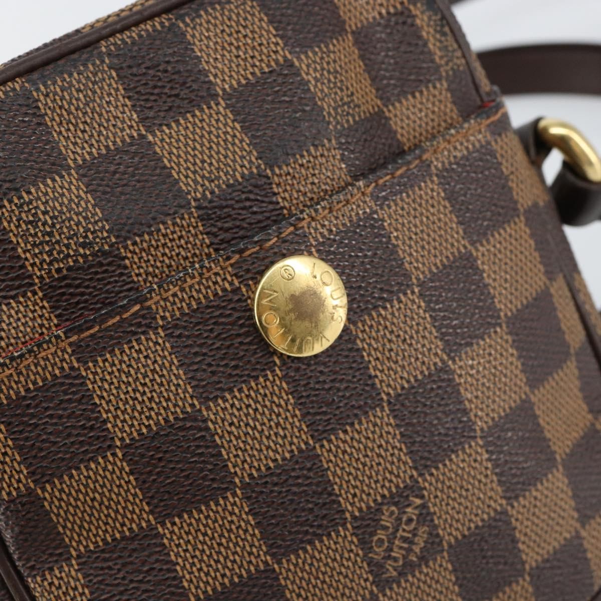 Louis Vuitton Rift Handbag Damier Brown Canvas Shoulder Bag