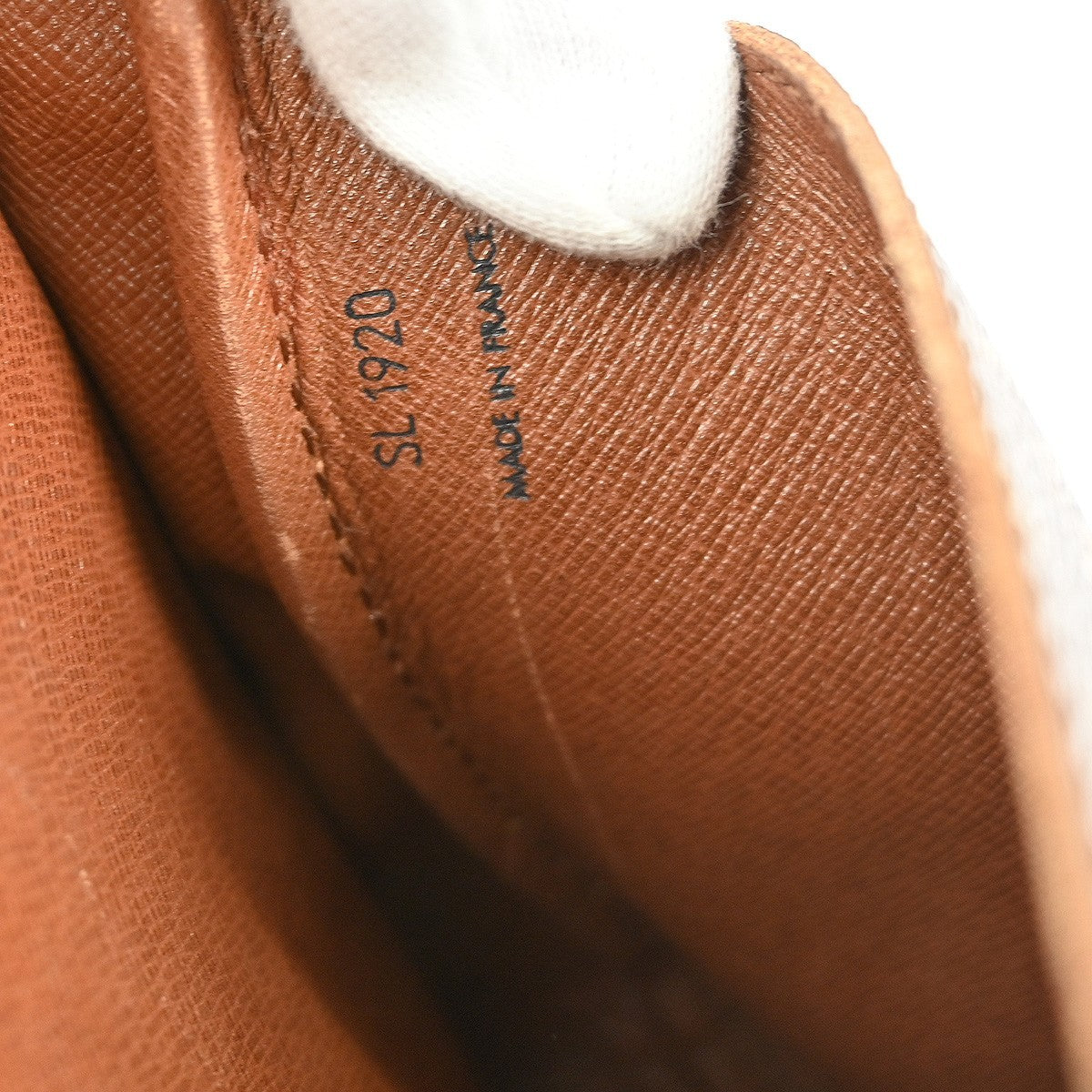 Louis Vuitton Cartouchiere Handbag Monogram Canvas Brown Canvas Shoulder Bag