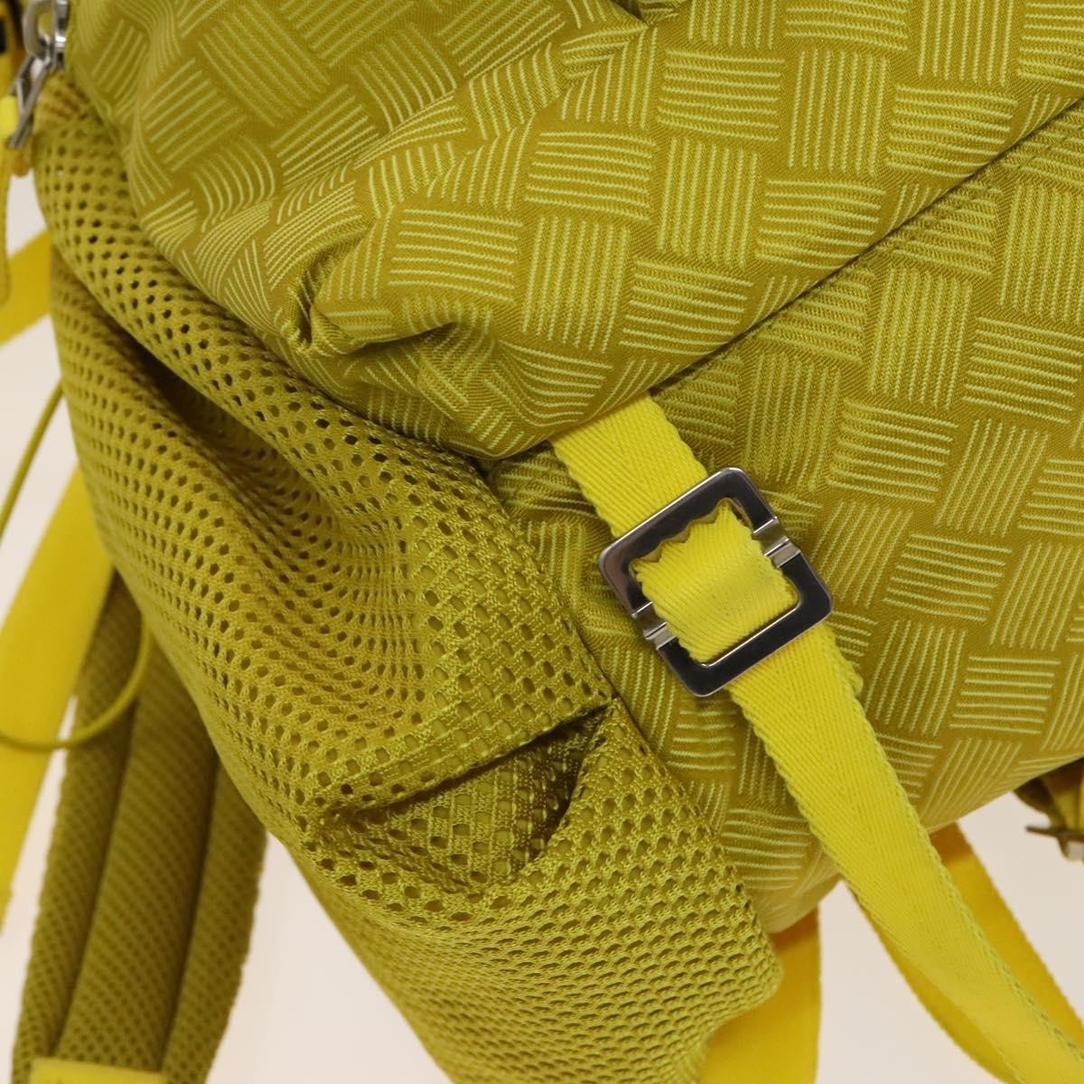 Bottega Veneta Vintage Backpack Nylon Yellow Nylon Backpack Bag