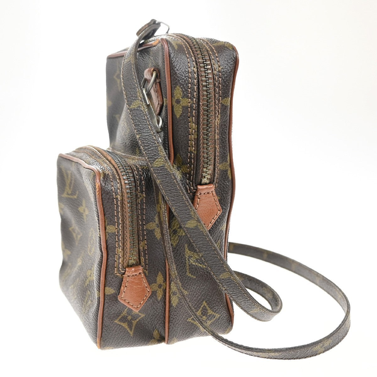 Louis Vuitton Amazone Bag Monogram Canvas Brown Canvas Shoulder Bag