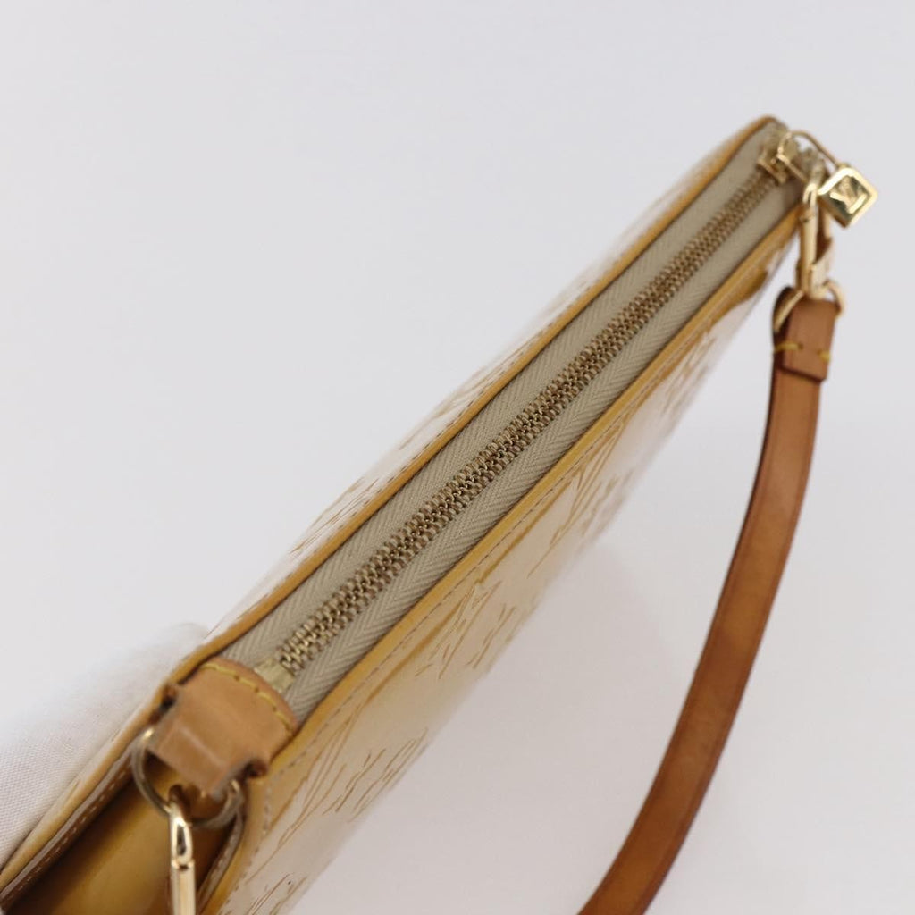 Louis Vuitton Lexington Pochette Monogram Vernis Beige Patent_Leather Clutche & Pouche Bag