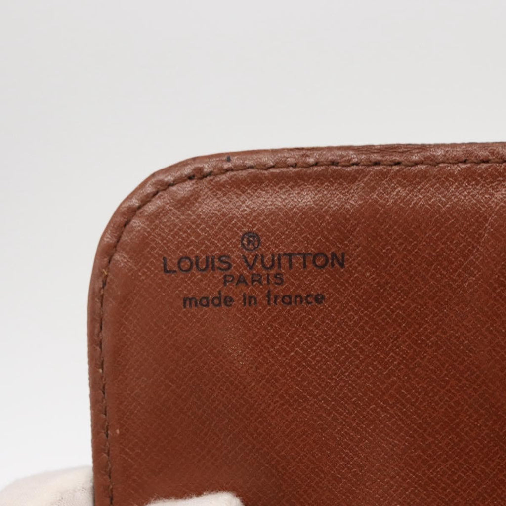 Louis Vuitton Cartouchiere Handbag Monogram Canvas Brown Canvas Shoulder Bag