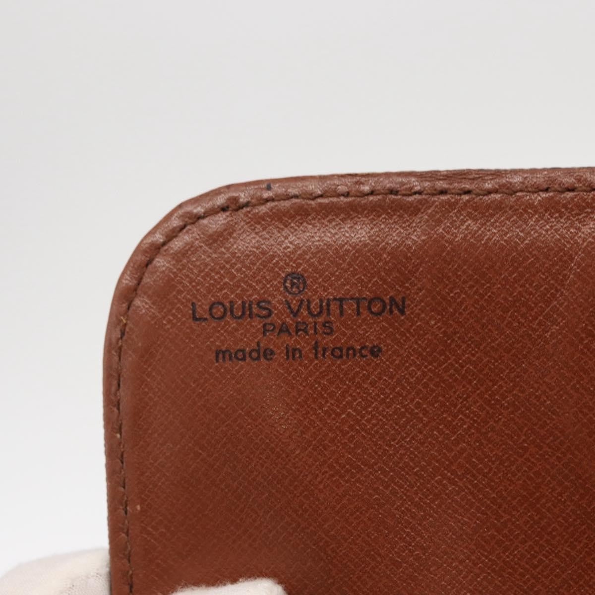 Louis Vuitton Cartouchiere Handbag Monogram Canvas Brown Canvas Shoulder Bag