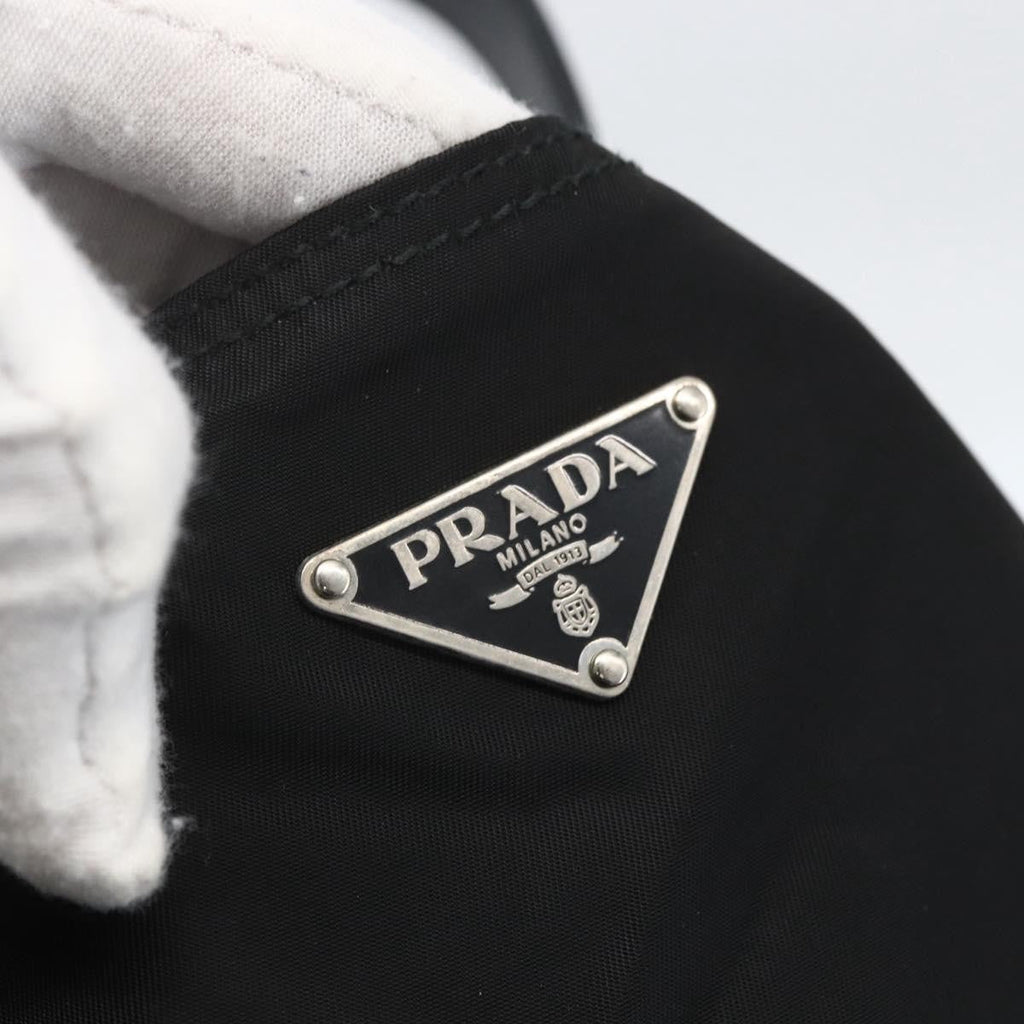 Prada Vintage Tote Tessuto Black Nylon Tote Bag Bag