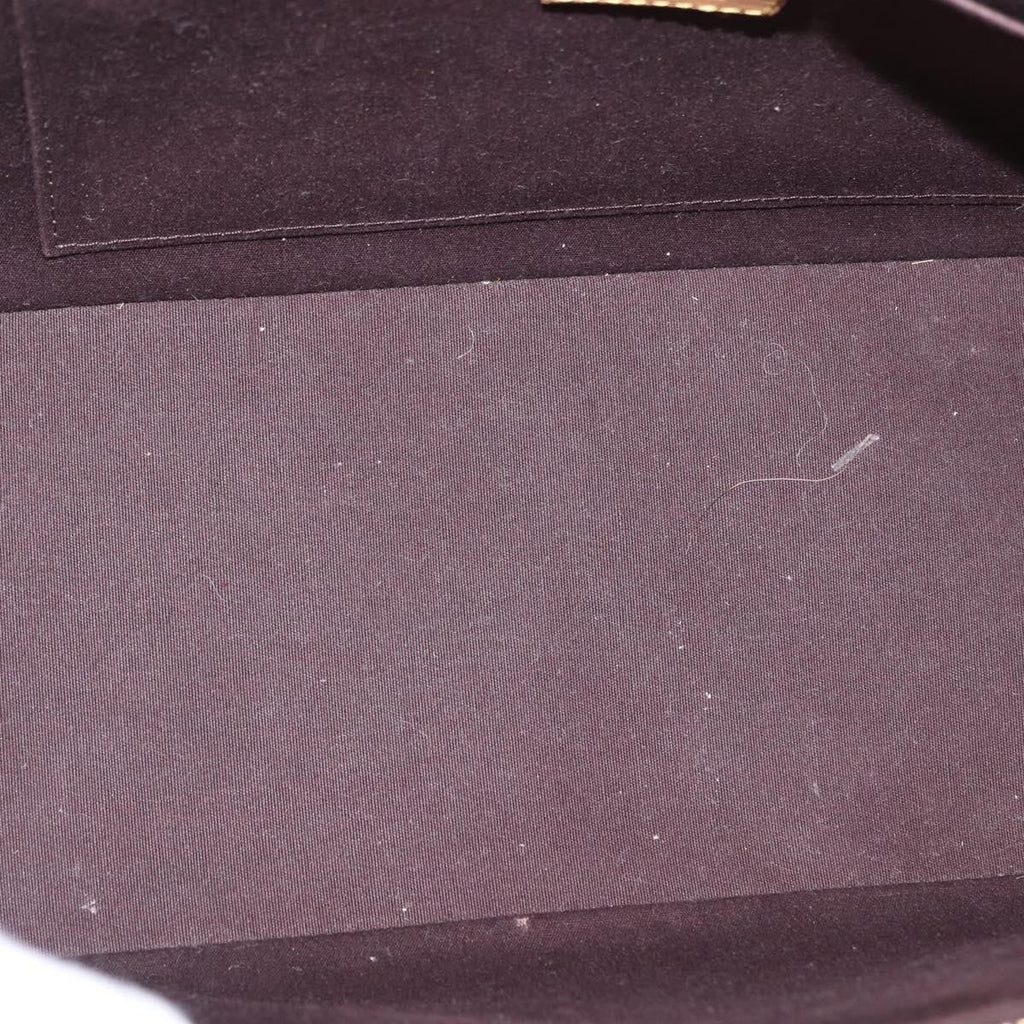Louis Vuitton Rosewood Avenue Handbag Monogram Vernis Purple Patent_Leather Shoulder Bag