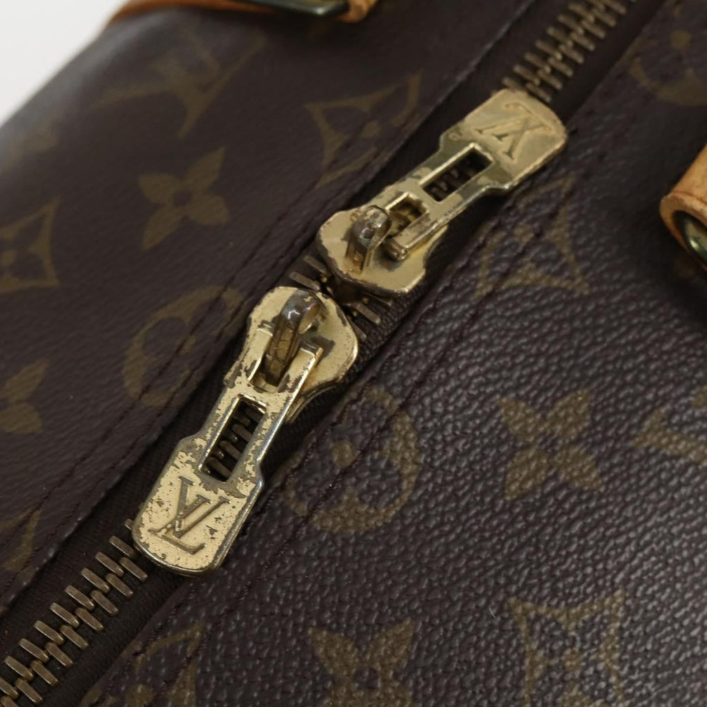 Louis Vuitton Keepall Bag Monogram Canvas Brown Canvas Travel Bag