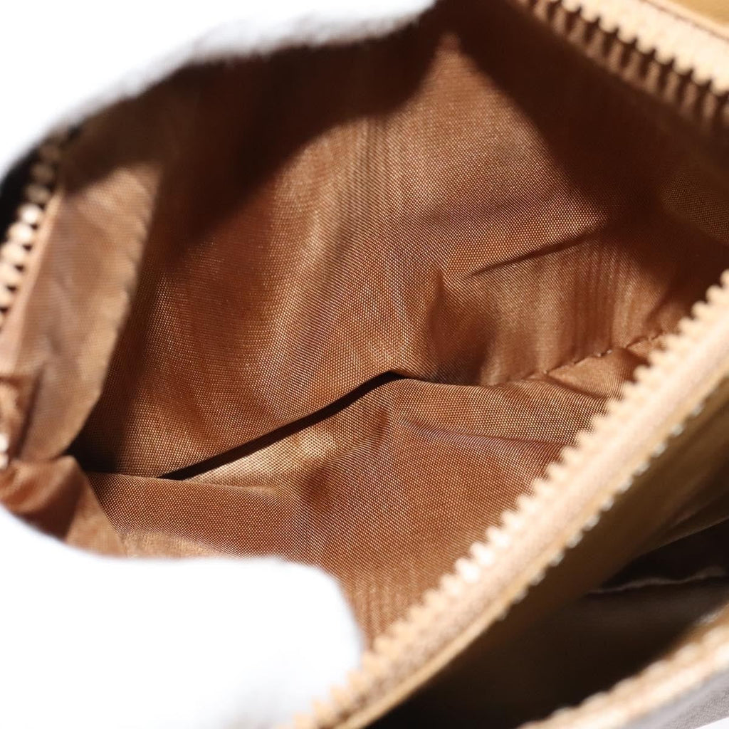 Celine Vintage Macadam Handbag Canvas And Leather Beige Canvas Handbag