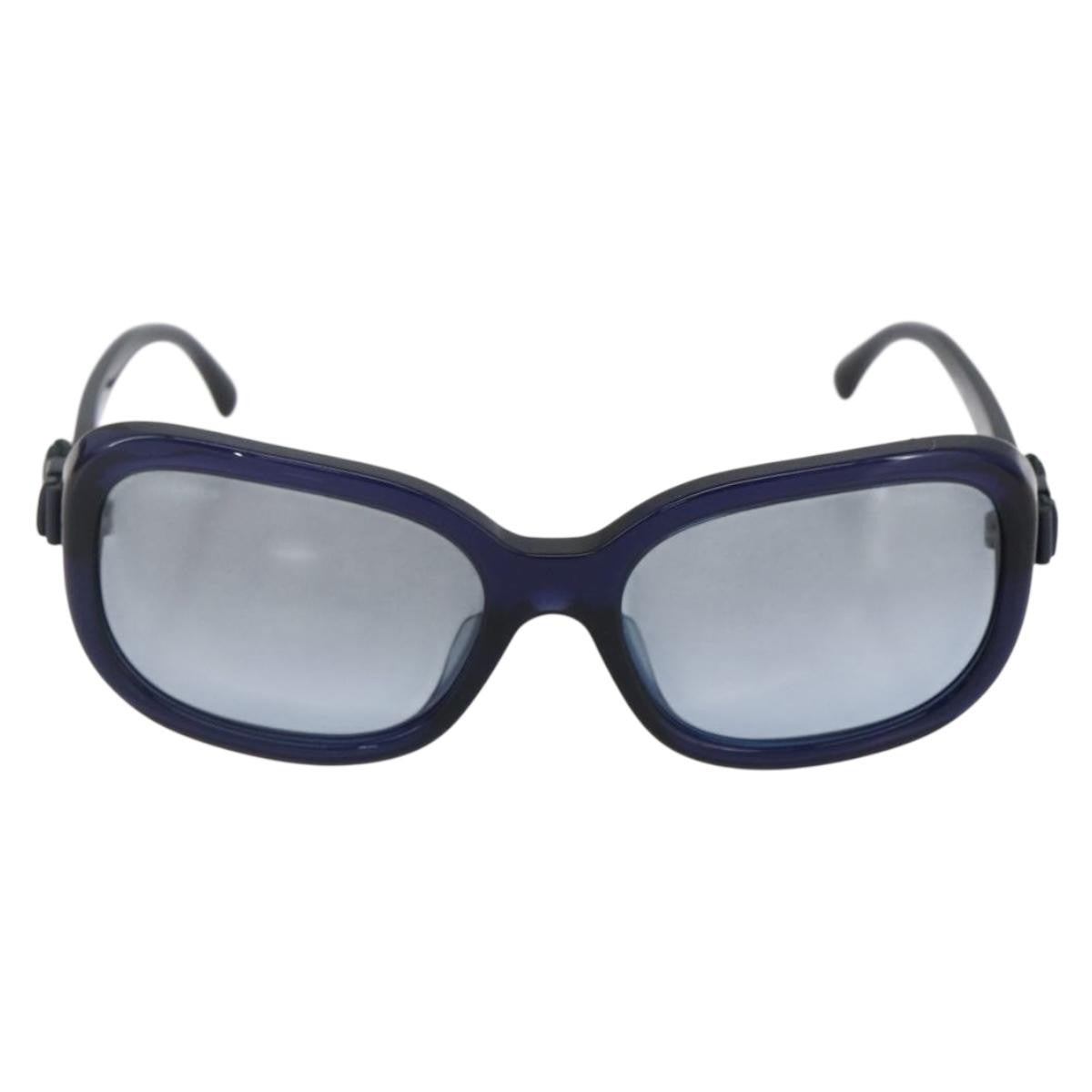 Chanel Logo Cc Sunglasses Plastic Blue Plastic Sunglasse Accessory